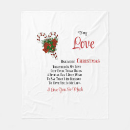 Manta Polar Para mi amor Un Navidad más juntos 