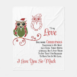 Manta Polar Para mi amor Un Navidad más juntos 