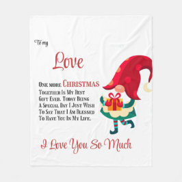 Manta Polar Para mi amor Un Navidad más juntos 