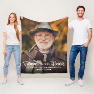 Manta Polar Para siempre en nuestro corazón, memoria fotográfi
