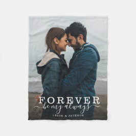 Manta Polar Para siempre ser mi pareja romántica