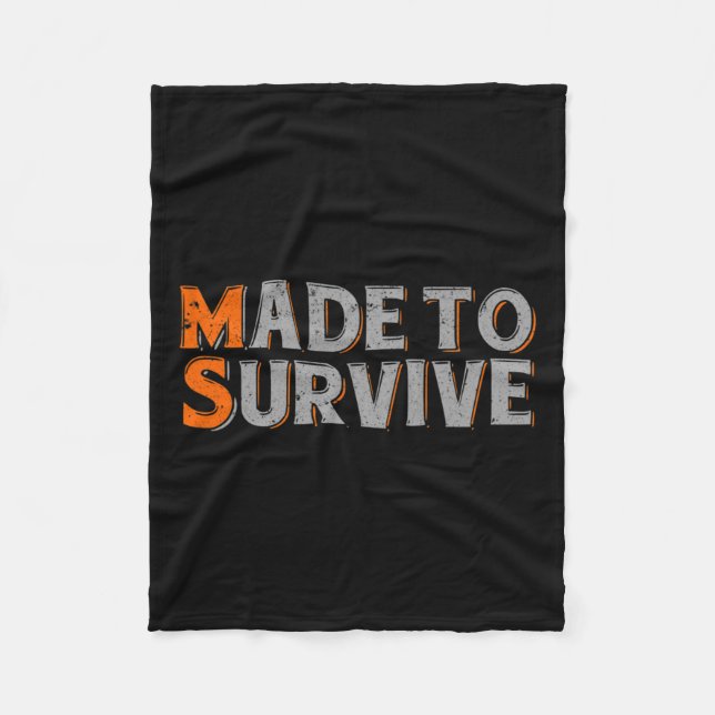 Manta Polar Para Sobrevivir a la Esclerosis Múltiple Concienci (Anverso)