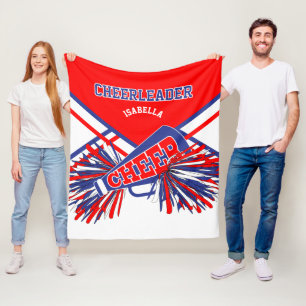 Manta Polar Para un 📣 animador - Azul, Blanco y Rojo
