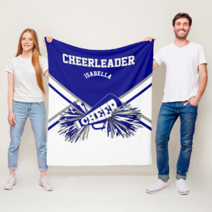 Manta Polar Para un animador 📣 - Azul, Gris y Blanco