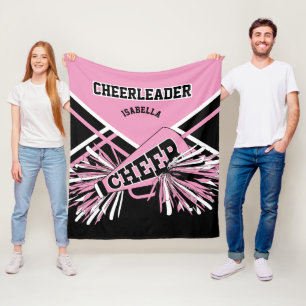 Manta Polar Para un animador 📣 - Rosa, Blanco y Negro