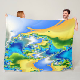 Manta Polar Paradise Atoll Fleece Blanket