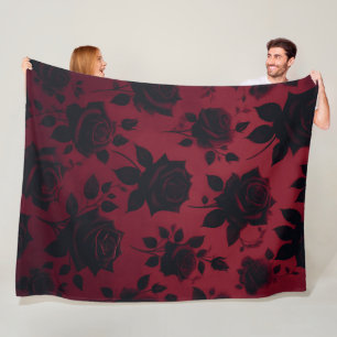 Manta Polar Paraíso negro 60x80 Funda