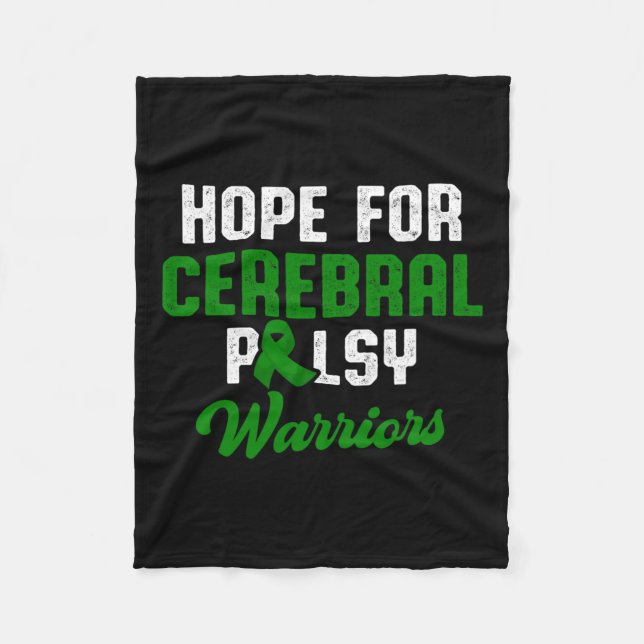 Manta Polar Parálisis cerebral Conciencia Cp Esperanza Sobrevi (Anverso)