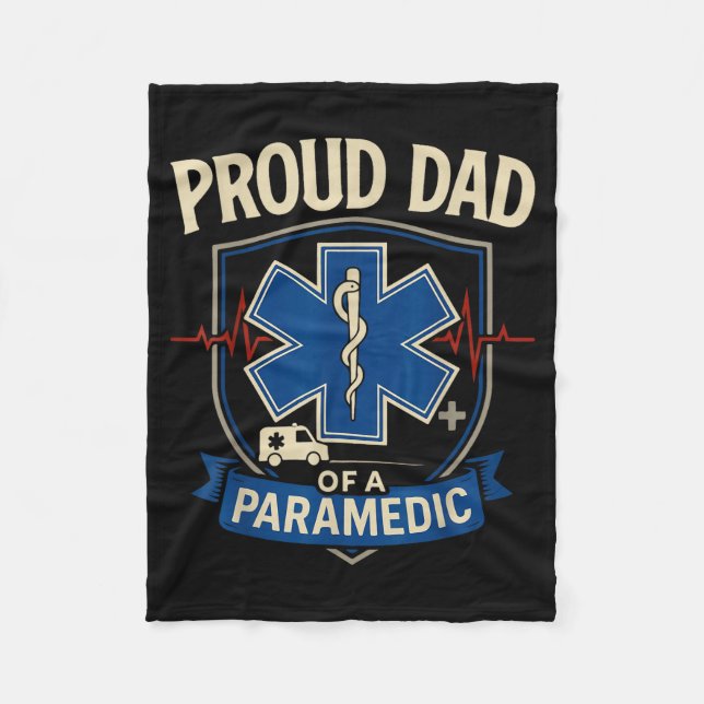 Manta Polar Paramedic Dad Proud Dad Of A Paramedic  (Anverso)