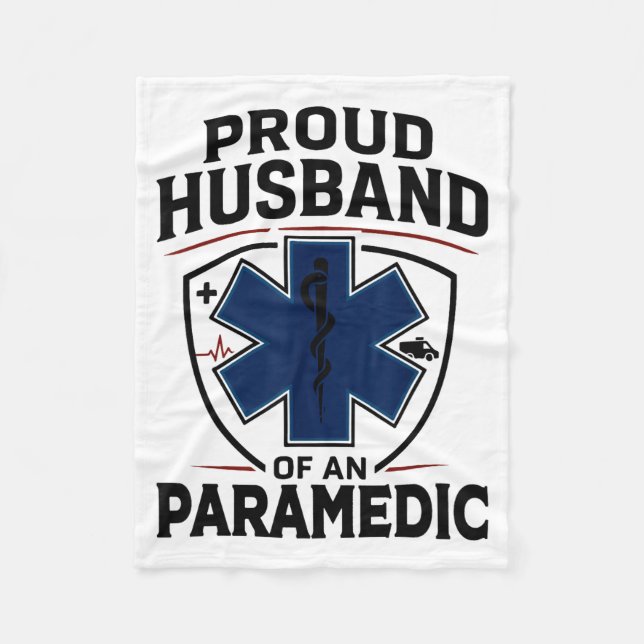 Manta Polar Paramedic Husband Proud Husband Of An Paramedic  (Anverso)