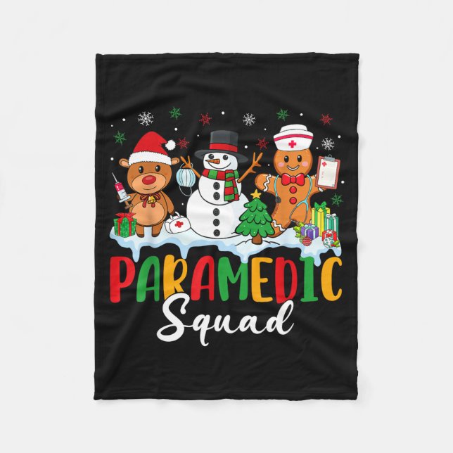 Manta Polar Paramedic Squad Reindeer Snowman Gingerbread Chris (Anverso)