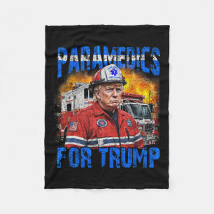 Manta Polar Paramédico para Trump, gracioso bombero de Trump