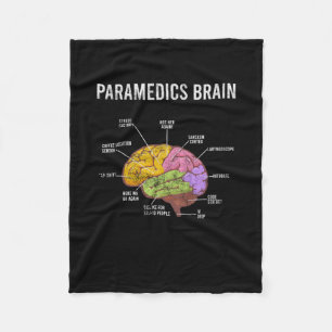 Manta Polar Paramédicos Médico Cerebro EMT Médico del primer A