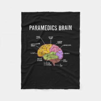 Manta Polar Paramédicos Médico Cerebro EMT Médico del primer A