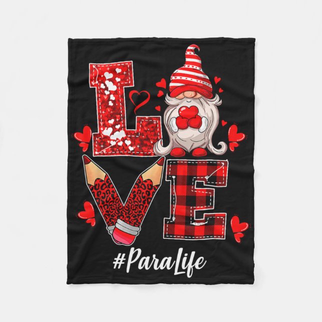 Manta Polar Paraprofessional Para Squad Love Gnome Happy Valen (Anverso)