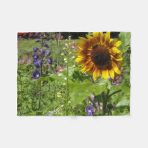 Parche de jardín de girasoles