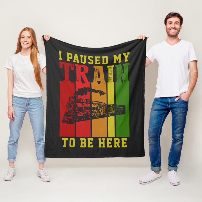 Manta Polar Paré Mi TREN Para Estar Aquí Motor De Vapor (In situ)