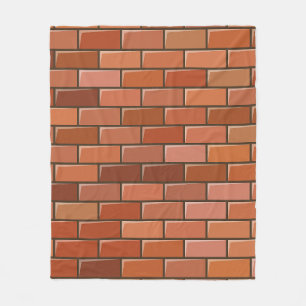 Manta Polar pared de ladrillo