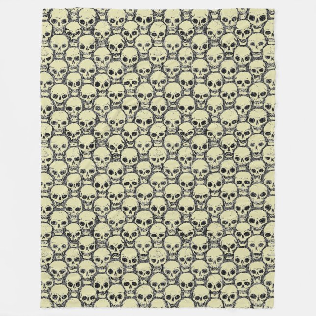 Manta Polar Pared o'Skulls (Anverso)