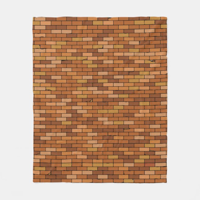 Manta Polar Paredes de ladrillo antiguo sin inconfundibles con (Anverso)