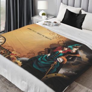 Manta Polar Pareja Victoriana Steampunk Elegancia Romance