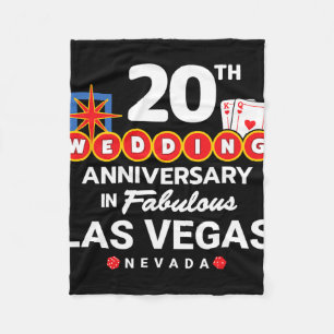 Manta Polar Parejas 20 Aniversario - Vegas 20 Boda Anni