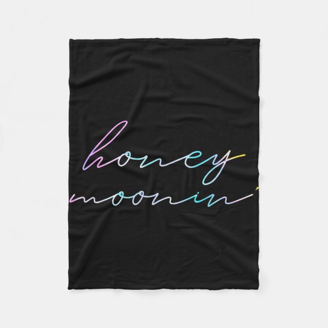 Manta Polar Parejas Casadas Coincidentes Vacaciones de Luna de (Anverso)