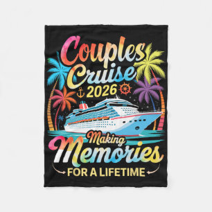 Manta Polar Parejas de crucero 2026 vacaciones coincidentes Hu