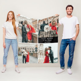 Manta Polar Parejas modernas 4 Collage de fotos