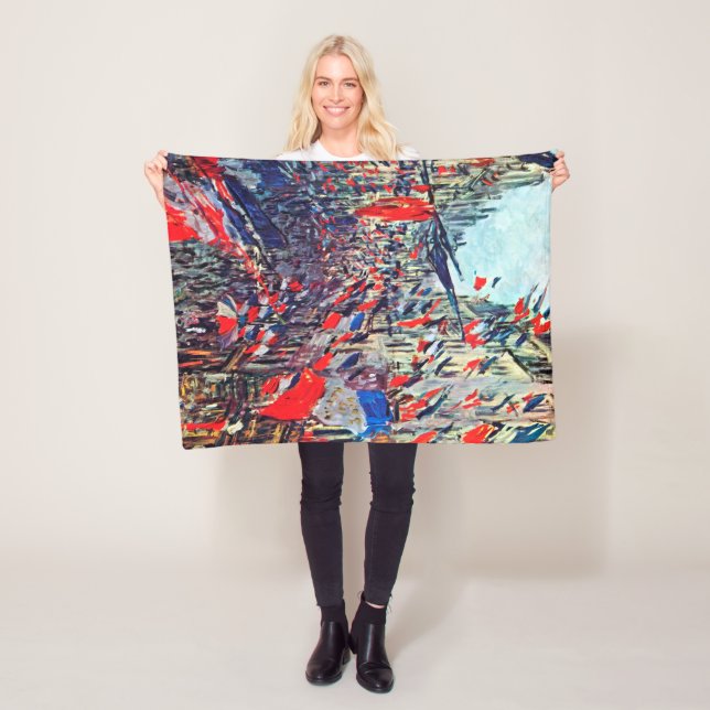 Manta Polar París en el Día Nacional, Claude Monet (In situ)