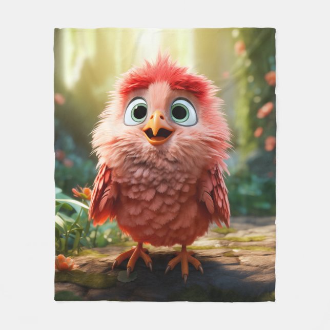 Manta Polar Parker - El Cardenal Rojo Chick (Anverso)
