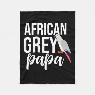 Manta Polar Paro gris africano papá