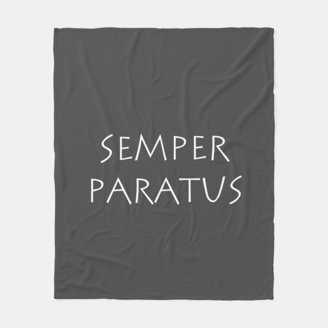 Manta Polar Paro semper (Anverso)