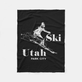 Manta Polar Parque de esquí Utah City Long Sleeve Ski Tee