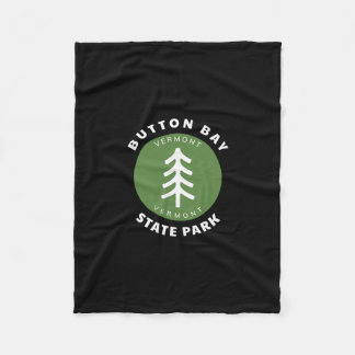 Manta Polar Parque Estatal Button Bay Vermont Vt Insignia de á