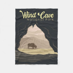Manta Polar Parque nacional de la Cueva del Viento Ilustracion