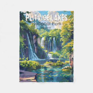 Manta Polar Parque nacional de los lagos Plitvice: Arte de via