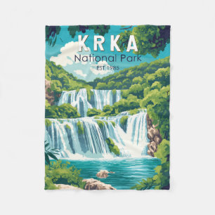 Manta Polar Parque nacional Krka Croacia Viaje de arte
