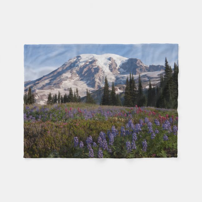 Manta Polar Parque Nacional Mount Rainier, Monte Rainier 3 (Frente (Horizontal))