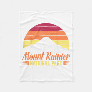 Manta Polar Parque Nacional Mount Rainier Washington Retro