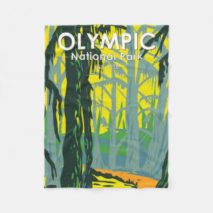 Manta Polar Parque nacional olímpico de Washington Hoh Rainfor