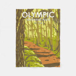 Manta Polar Parque nacional olímpico Hoh Rainforest Washington