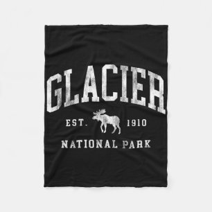 Manta Polar Parque Nacional Retro Glacier Est 1910 Hombres Muj