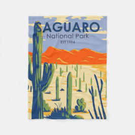 Manta Polar Parque nacional Saguaro Arizona Giant Cactus Vinta