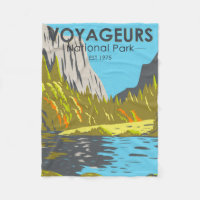 Parque nacional Voyageurs Minnesota Vintage