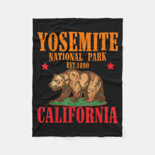 Manta Polar Parque Nacional Yosemite California Oso Establecid