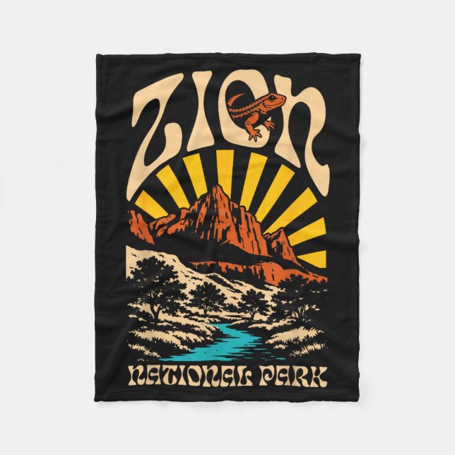 Manta Polar Parque Nacional Zion Utah (Anverso)