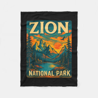 Manta Polar parque nacional Zion viajes vintage al aire libre