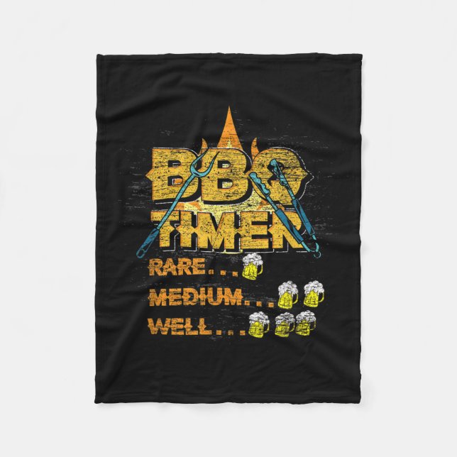 Manta Polar Parrillada Grillmaster Cerveza Sequek Griller Carn (Anverso)