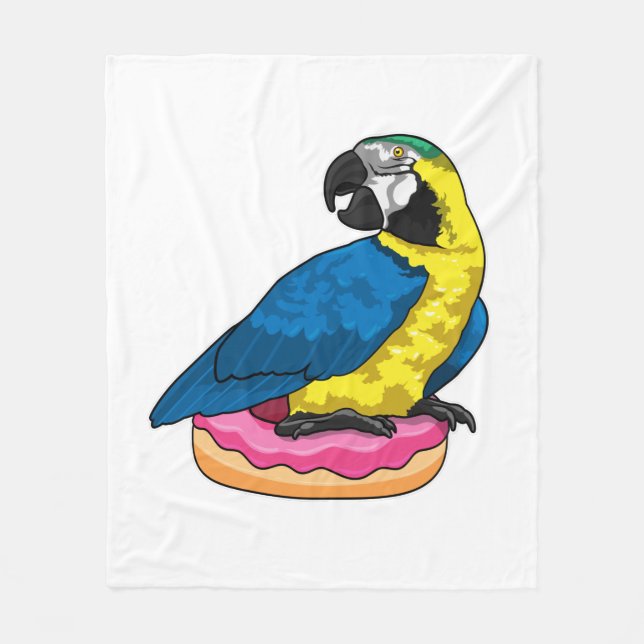 Manta Polar Parrot with Donut (Anverso)